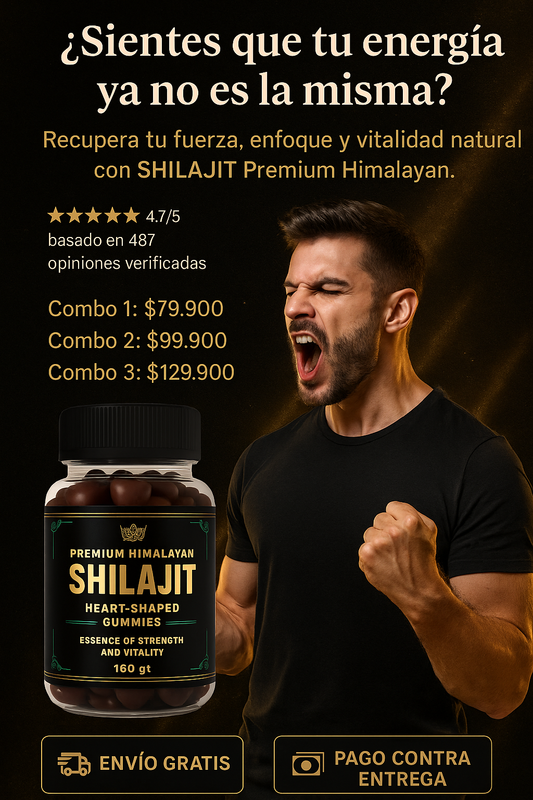 Shilajit™ - Combo de Gomas Shilajit