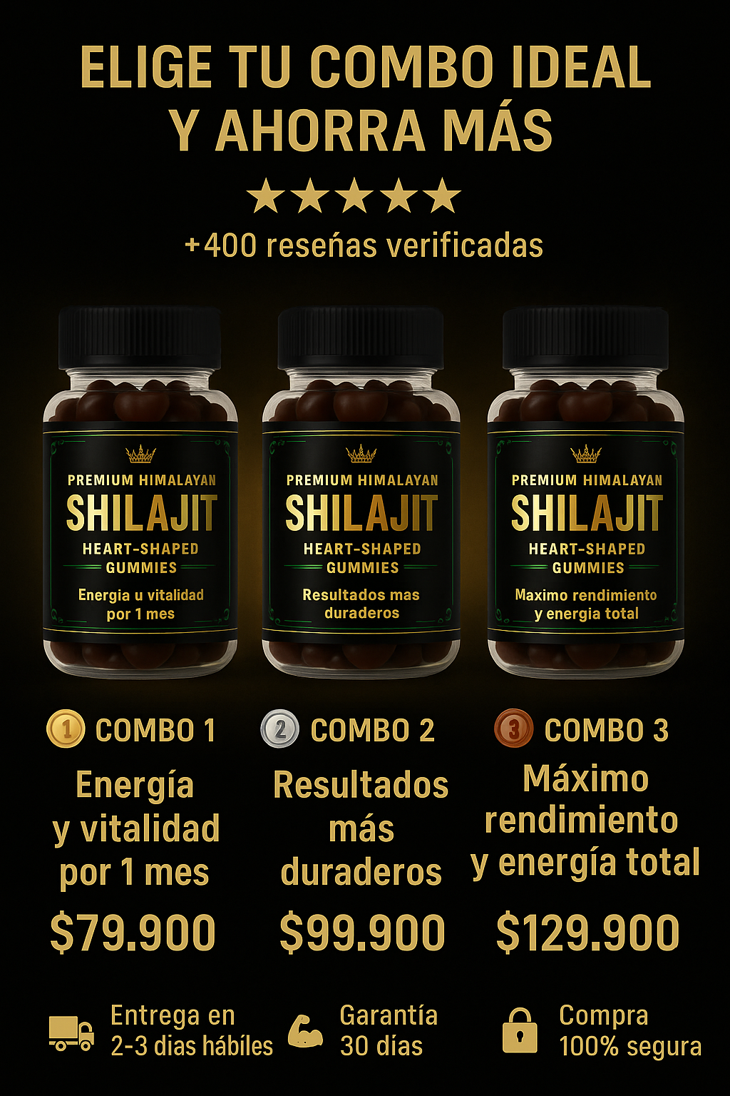 Shilajit™ - Combo de Gomas Shilajit