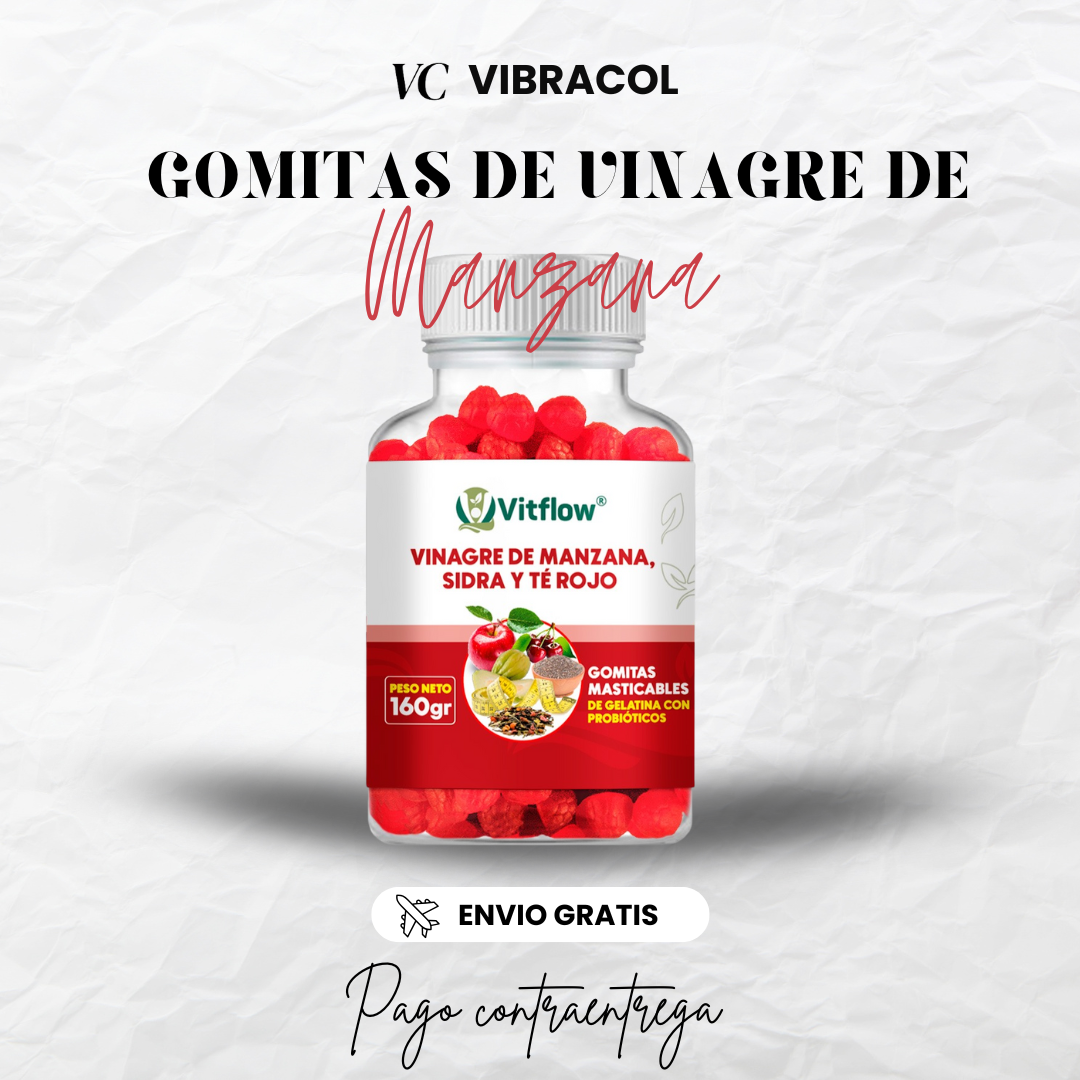 NutriRed™ - Gomitas de vinagre de Manzana.