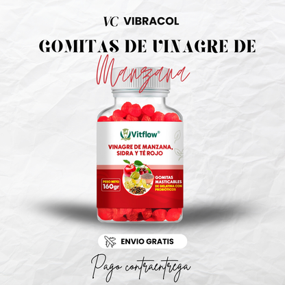 NutriRed™ - Gomitas de vinagre de Manzana.