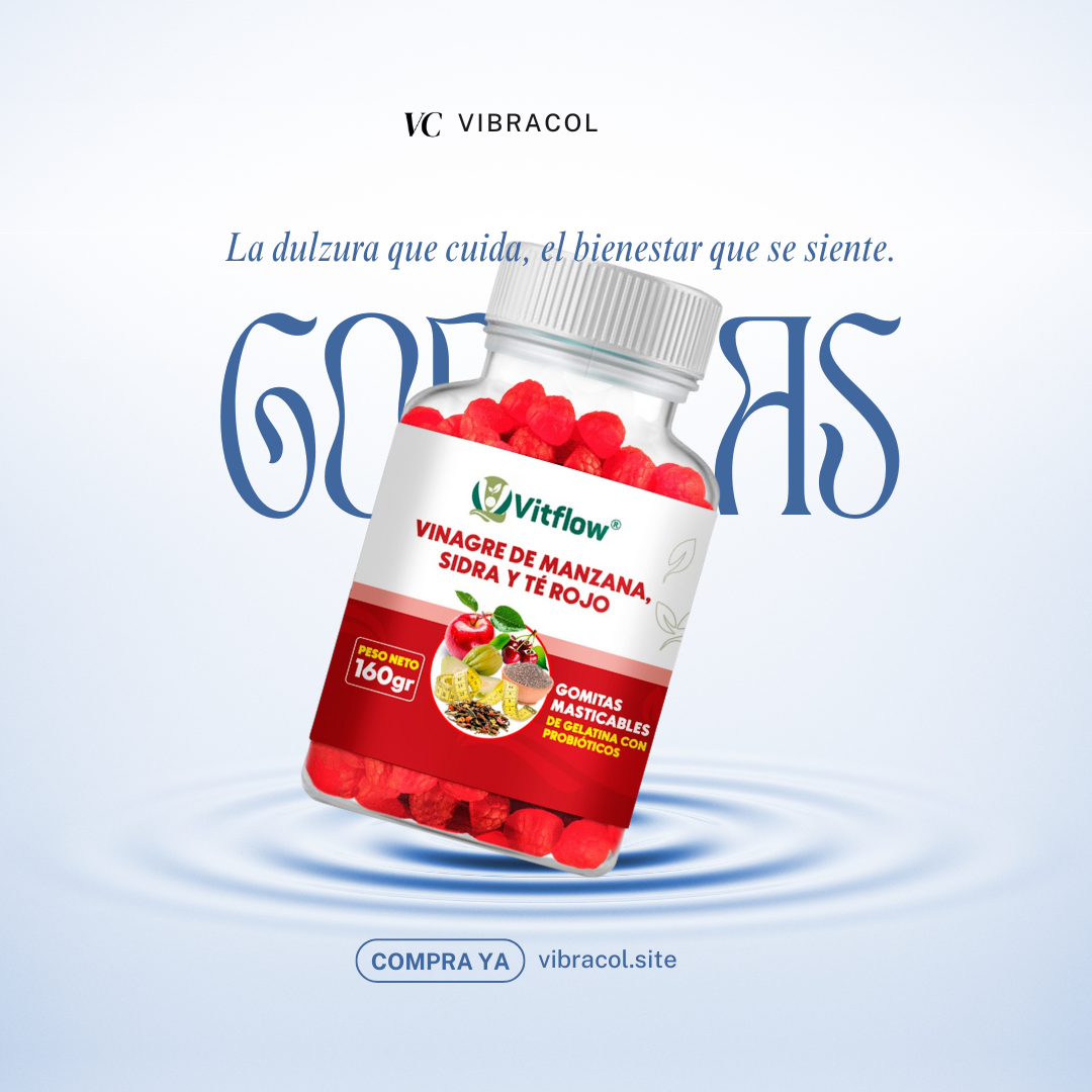NutriRed™ - Gomitas de vinagre de Manzana.