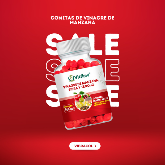 NutriRed™ - Gomitas de vinagre de Manzana.